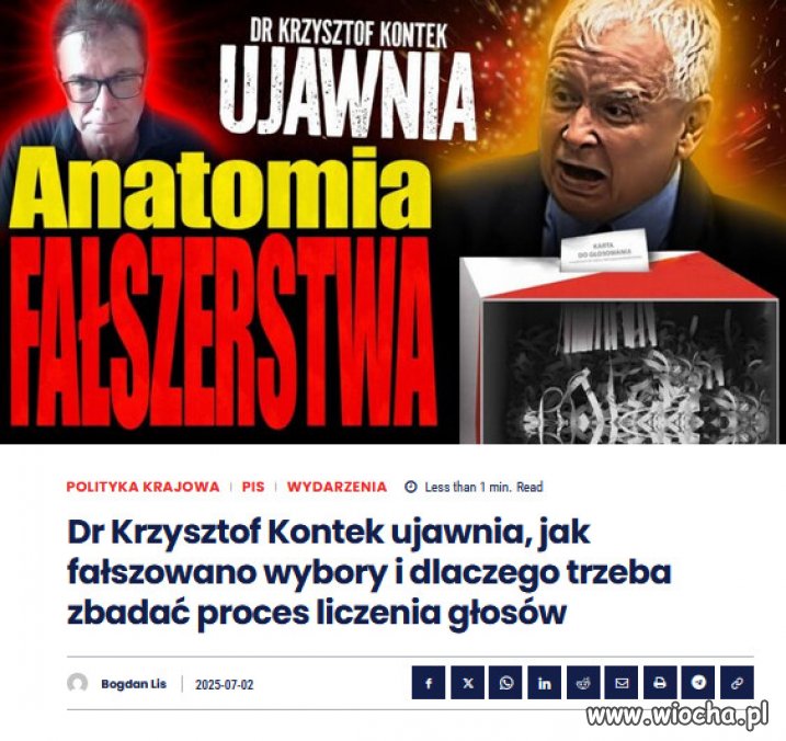 Nie odpuszczać oszustom!!! Dlaczego tak panicznie boją się fałszerstw wyborczych?