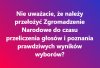 To oczywiste! Musimy wiedzieć, czy to prezydent z wyboru ...