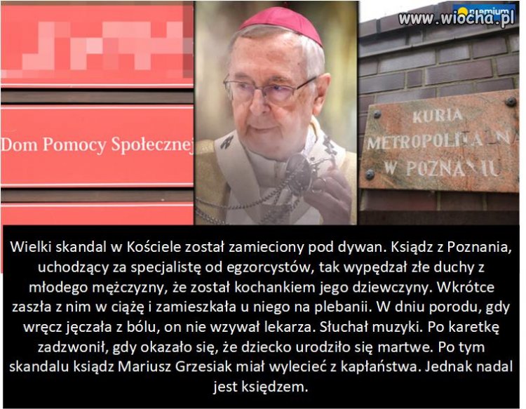 Dziecko księdza zmarło przy porodzie na plebanii.