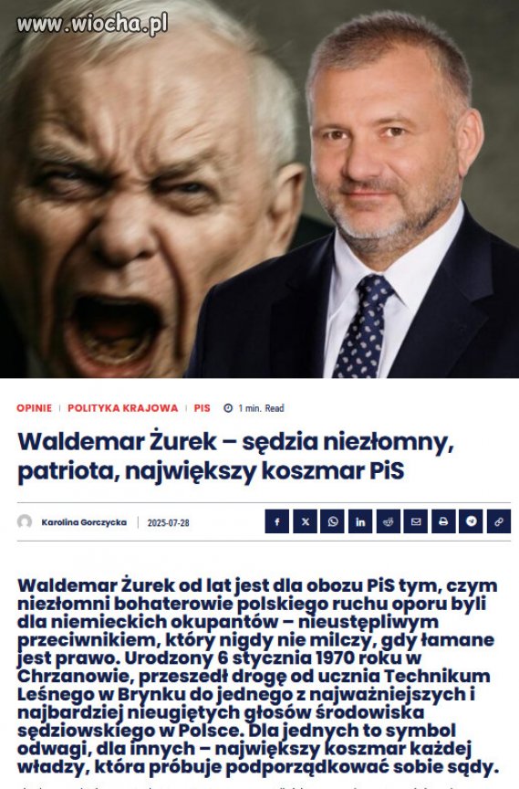  W PiS boją się go jak diabeł święcone wody. 