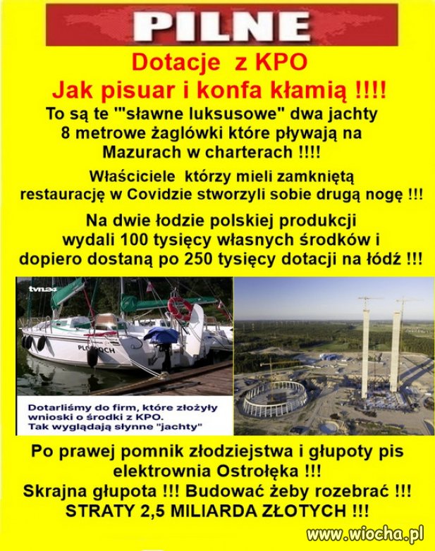 Jak pisuar i konfa kłamią !!!