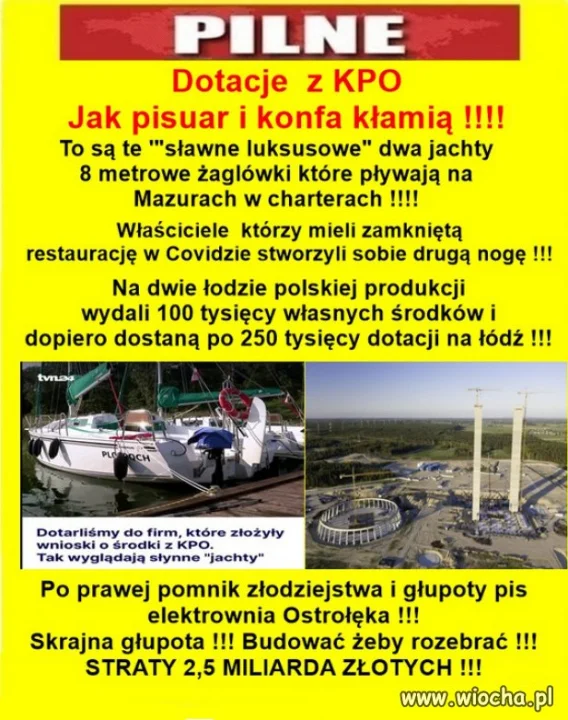 Jak pisuar i konfa kłamią !!!