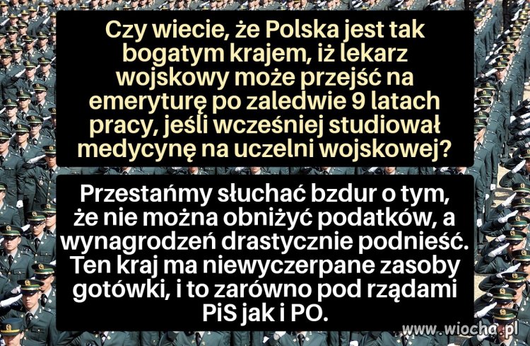 Może nie komplikujmy, od razu wysłać na emeryturę 