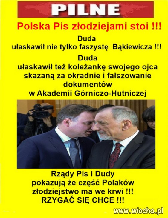 Dzięki PiSowi, złodziejstwo to sport narodowy...