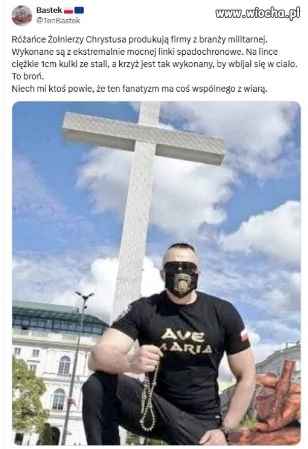 Różańce na ostre naboje.   