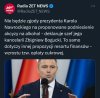 Filozofia Nawrockiego: tania wódka, drogi prąd i chleb