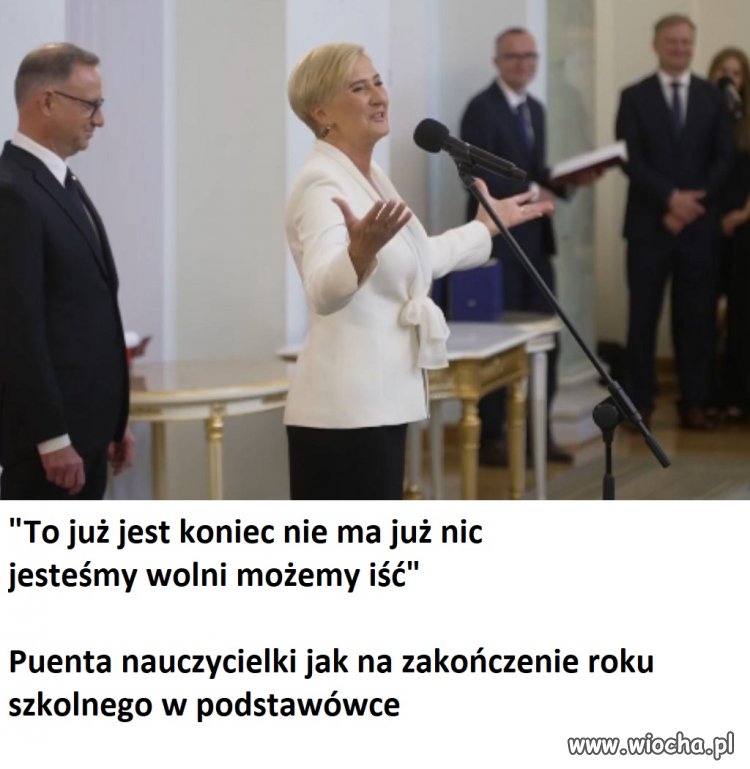Żona debila to...?
