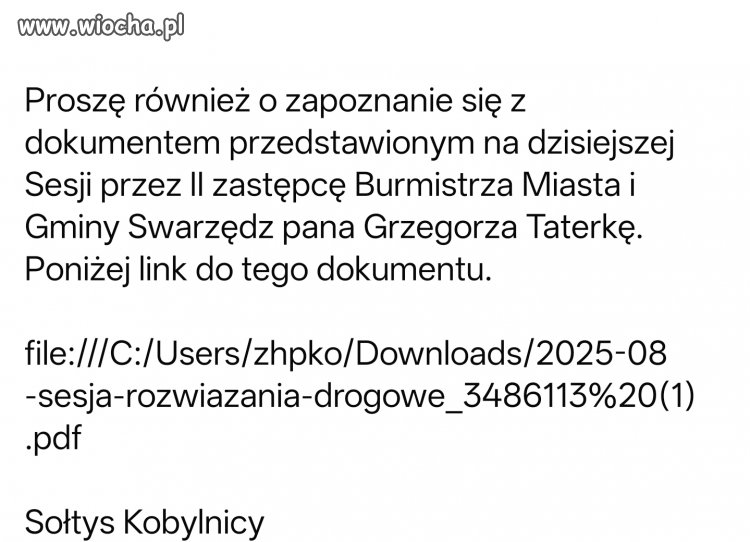 Taki sołtys to skarb 