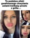 Botox? Nie, to tylko sobotnie grillowanie.