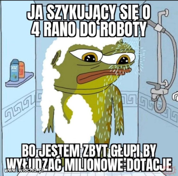 4 rano, prysznic i myśl: czemu nie urodziłem się cwaniakiem