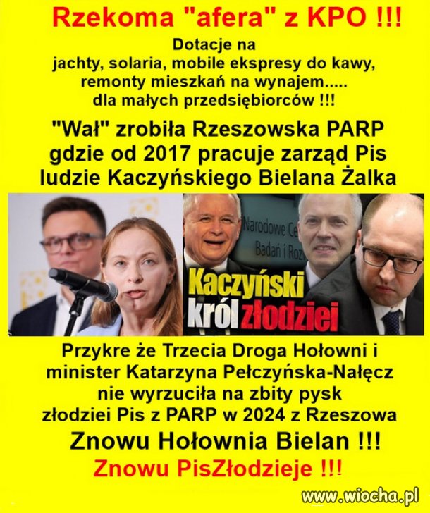 Złodzieje PiSu wołają "łapać złodzieja"...