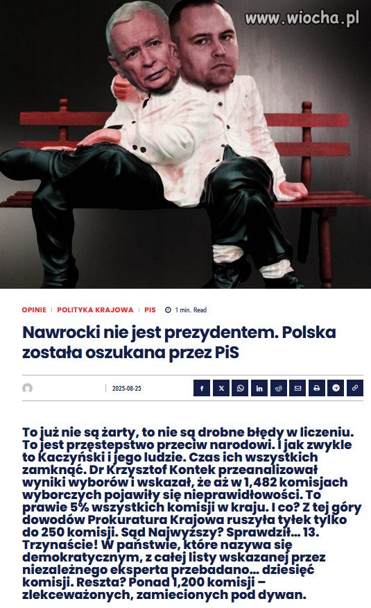 To oznacza, że setki tysięcy głosów mogły zostać ukradzione. 