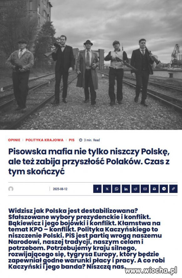 PiS to antypolscy szkodnicy, V kolumna Putina!
