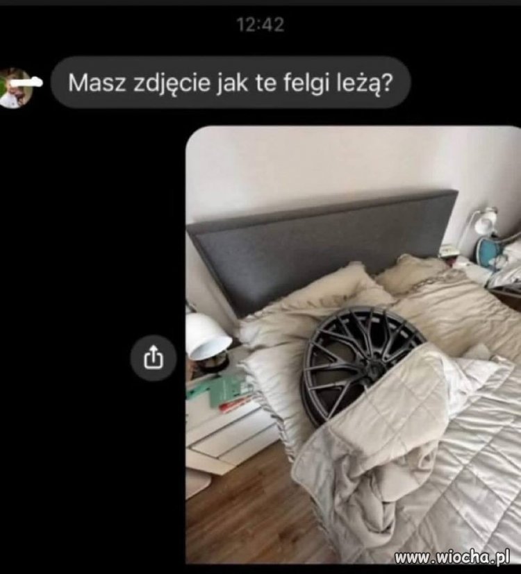 Leżąca felga 