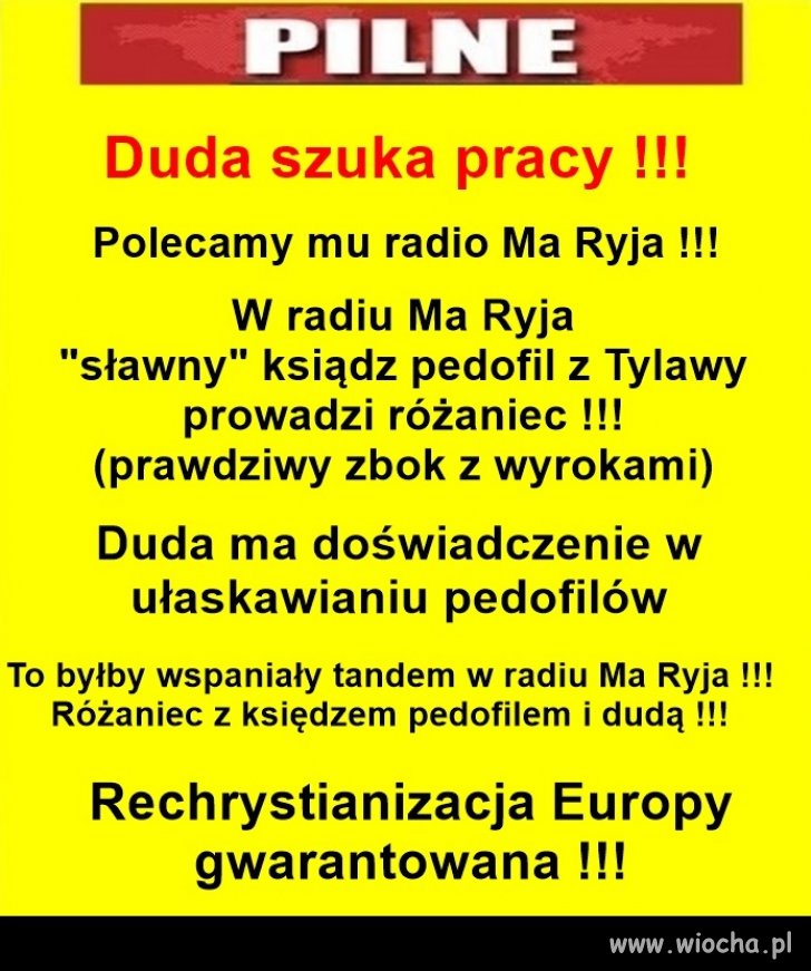 A po co Dudzie praca?