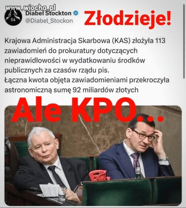 Pisowskie złodziejstwo