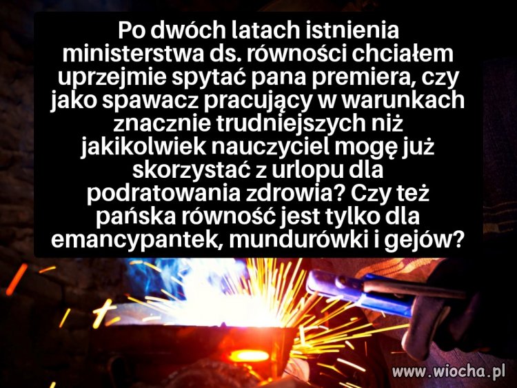 Pytanie kolegi spawacza 
