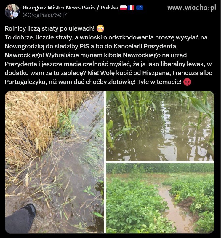 Rolnicy liczą straty po ulewach! 