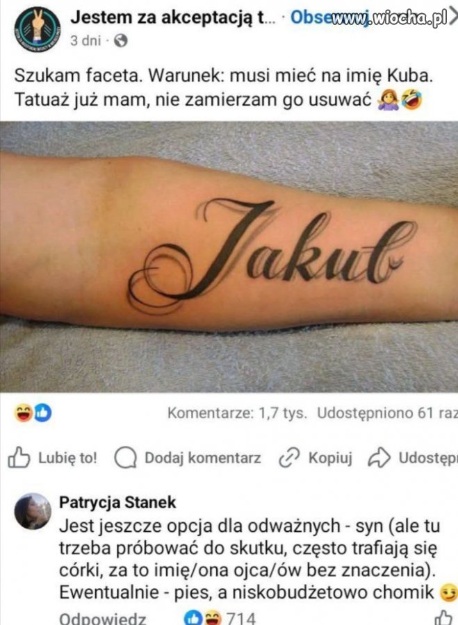 Jest tu jakiś Kubuś chętny?