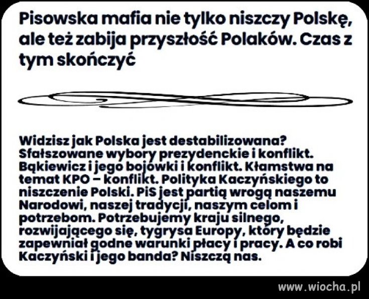 Bardzo to przykre, bo prawdziwe ...