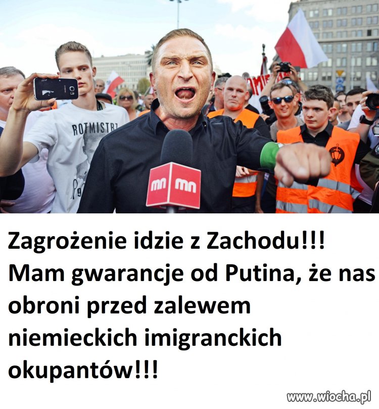 Ten człowiek na 100% opłacany jest przez Kreml