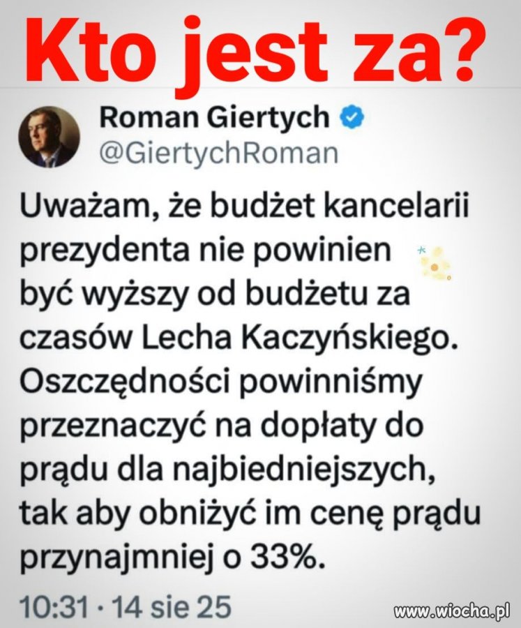 To jest bardzo dobry pomysł !