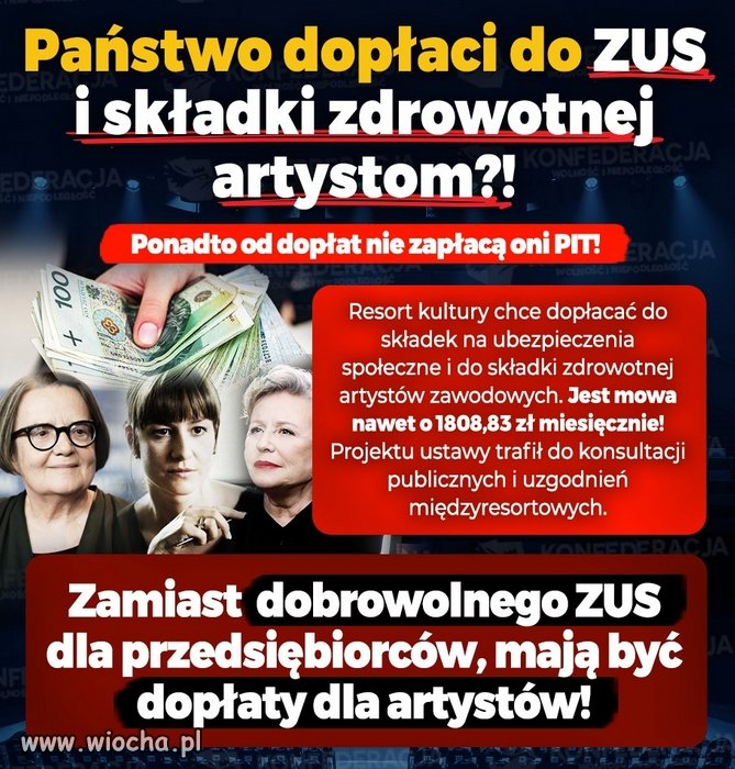 Kolejne pasożyty na garnuszku Polskiego podatnika.