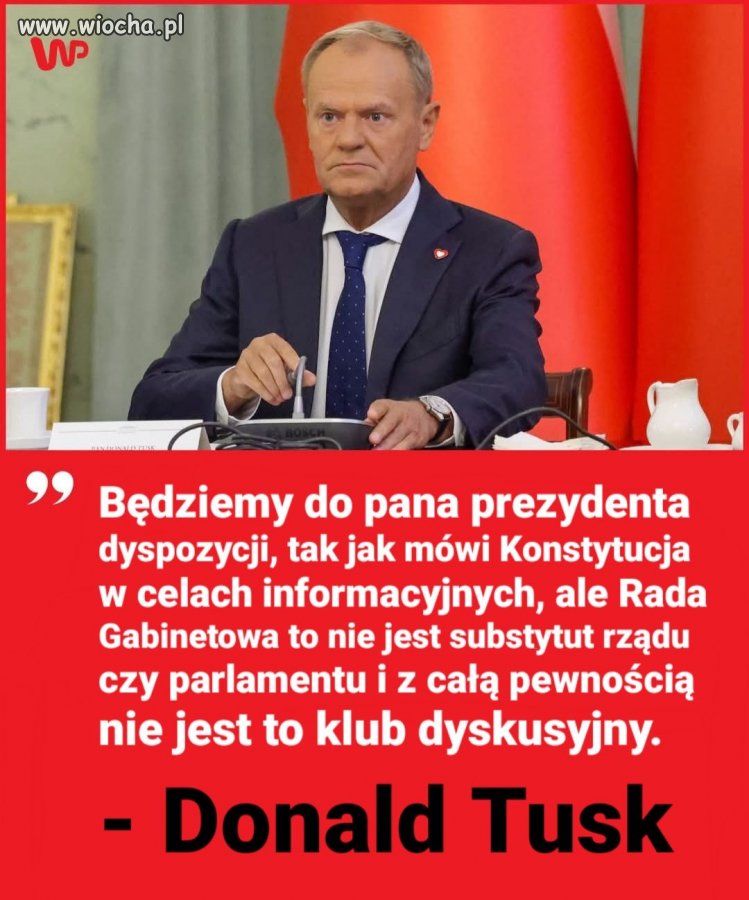 Brawo Panie Premierze niech rządzi swoimi doradcami i pałacem 
