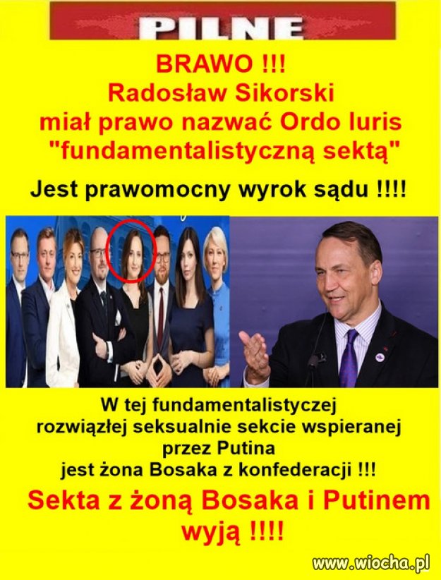 Ordo Iuris to finansowani przez Kreml fundamentaliści.