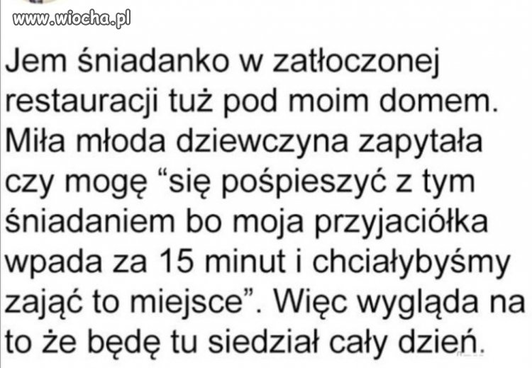 I w ten oto sposób 