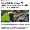 Sześć promili i jazda pod prąd.