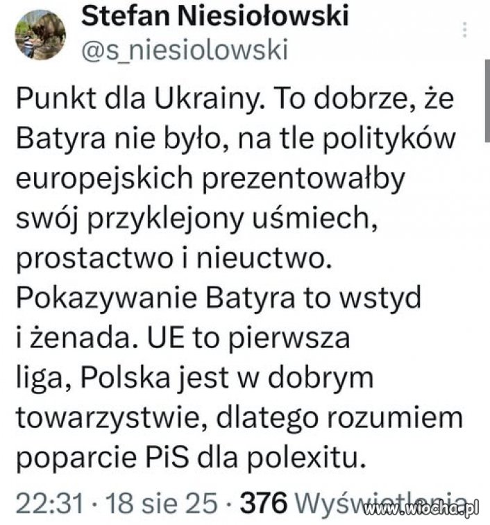 Stefan dobrze gada ...