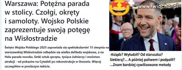 Paradę poprowadzi