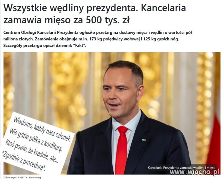 Ośmiorniczki po 30zł wam przeszkadzały?