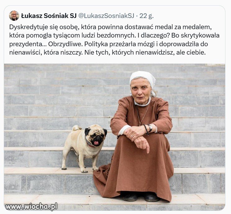 Ciekawe, dlaczego Kościół Katolicki jej nie broni