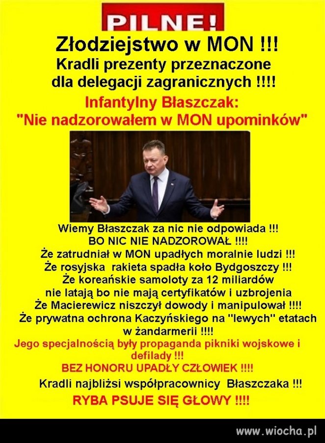 A czy był ktoś w tym PiSie, kto nie kradł ?
