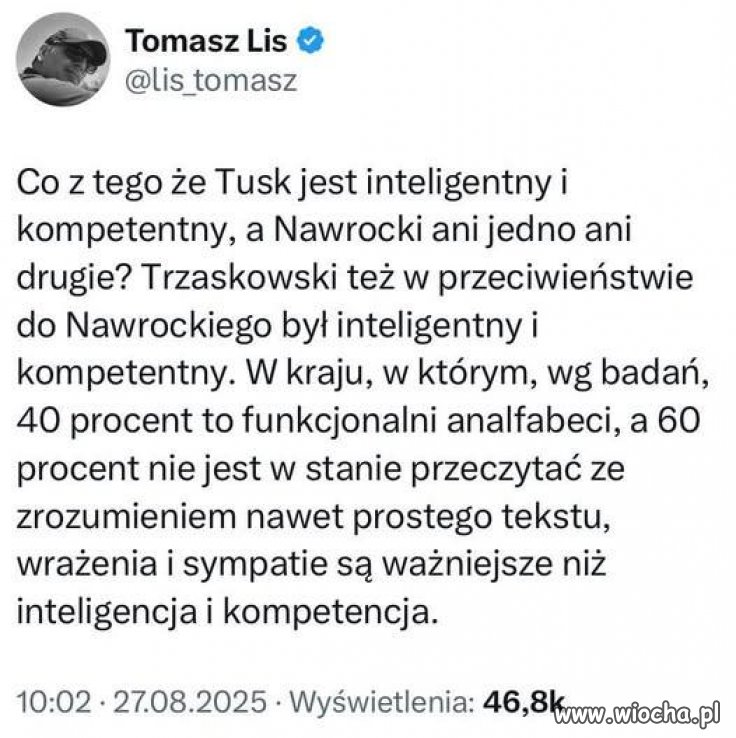 Bardzo smutna prawda o nas ...
