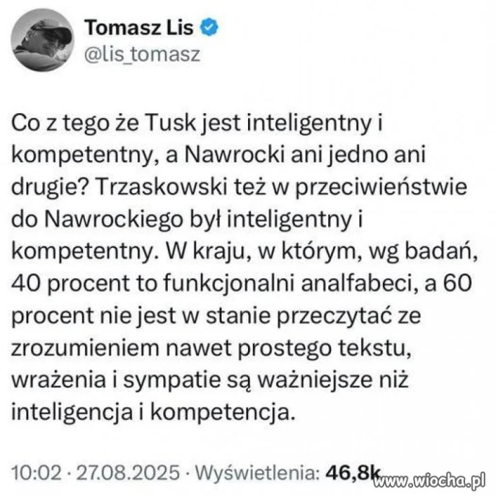 Bardzo smutna prawda o nas ...