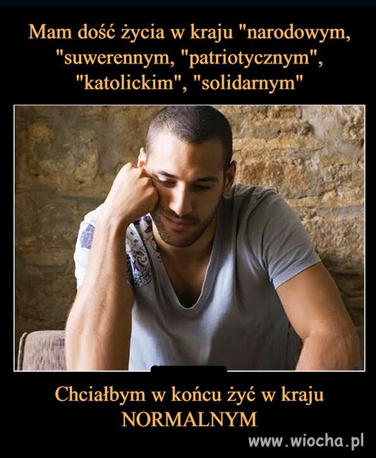 Ten kraj NIGDY nie będzie normalny. 
