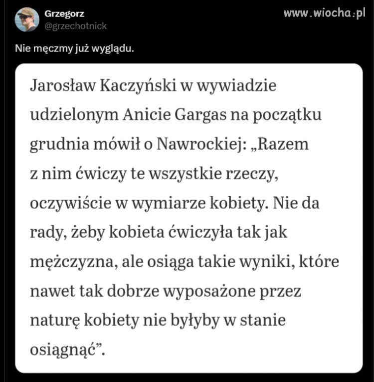 Ale chociaż nie dawała w szyję. Chyba...