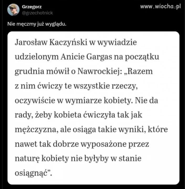 Ale chociaż nie dawała w szyję. Chyba...