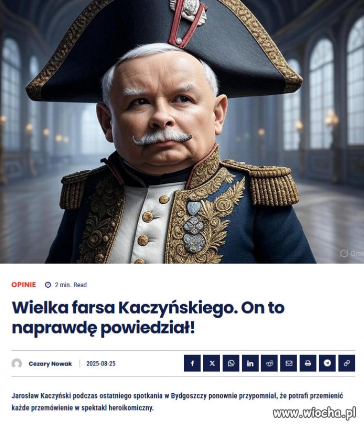 Kaczyński jak baron Münchhausen. PiS uciekł w świat fantazji