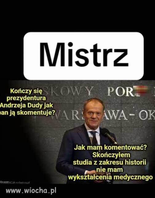 Premier ma wyjątkową zdolność ubierania faktów w słowa.