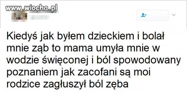 Na ból zęba...