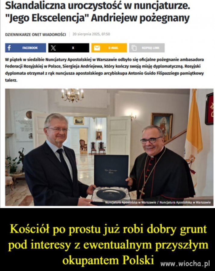 No i co? Kościół po stronie polski?!