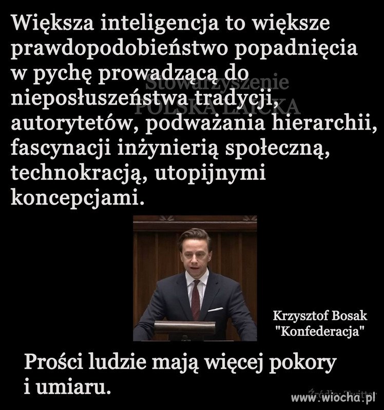 Inteligencja i nauka wrogiem prawicy i sekty kościoła!