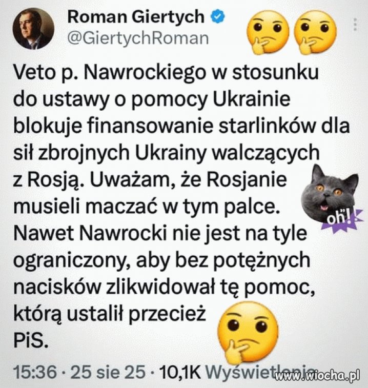 Roman jak zawsze celnie