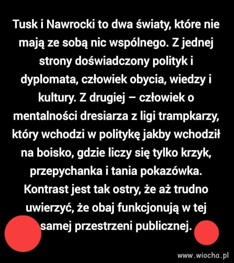 Tylko są to dwa równoległe światy, z których dresiarstwo i chamstwo 