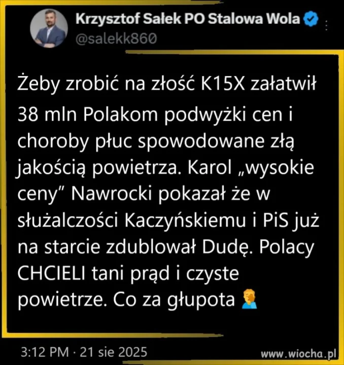 Po pierwsze Kaczyński, po pierwsze PiS 