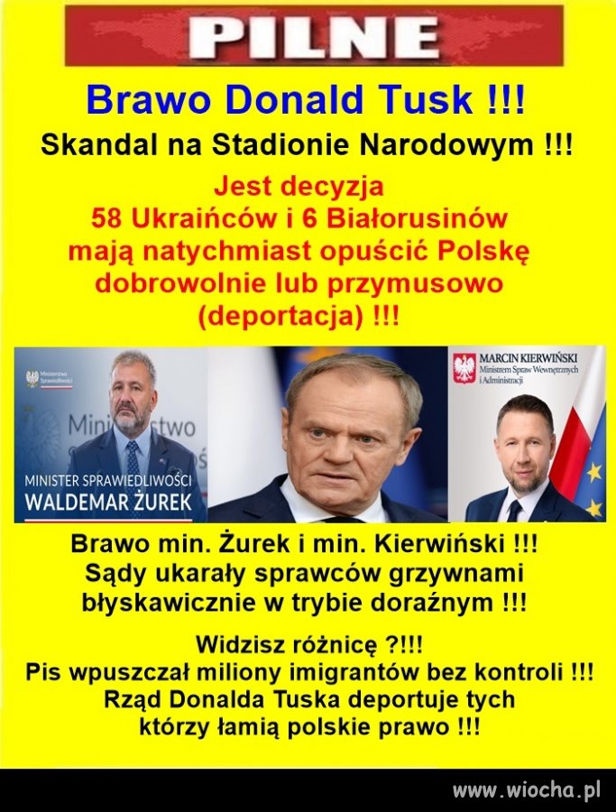 Brawo Donald Tusk !